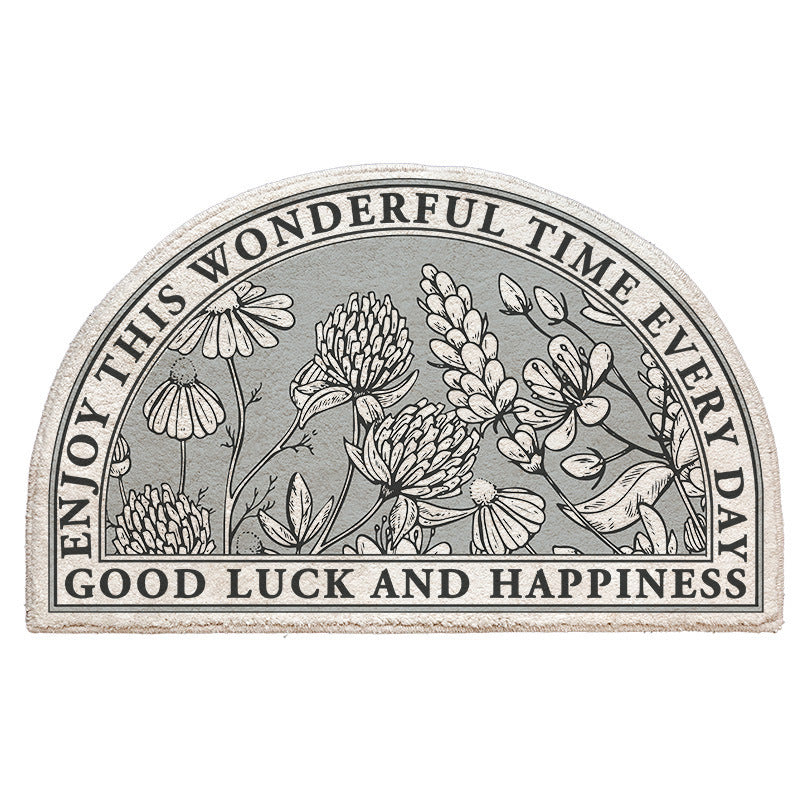 Floral Emblazoned Area Mat Stornfield