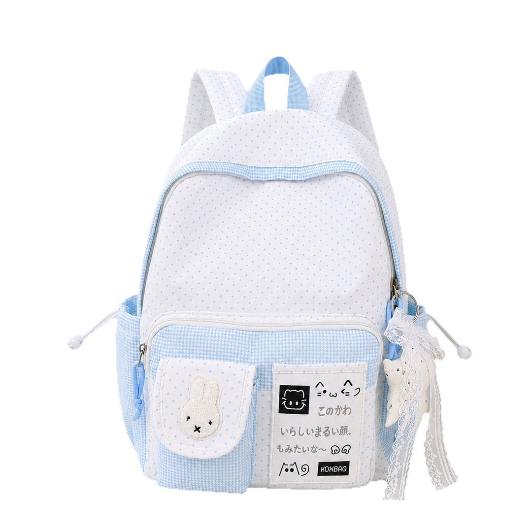 Playful Polka Dot Patterned Backpack Stornfield