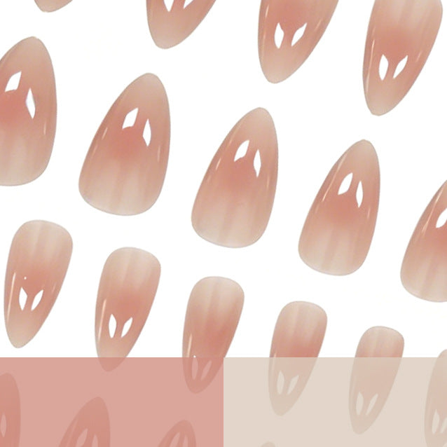 Elegant Glossy Almond-Shaped Nail Extensions Stornfield