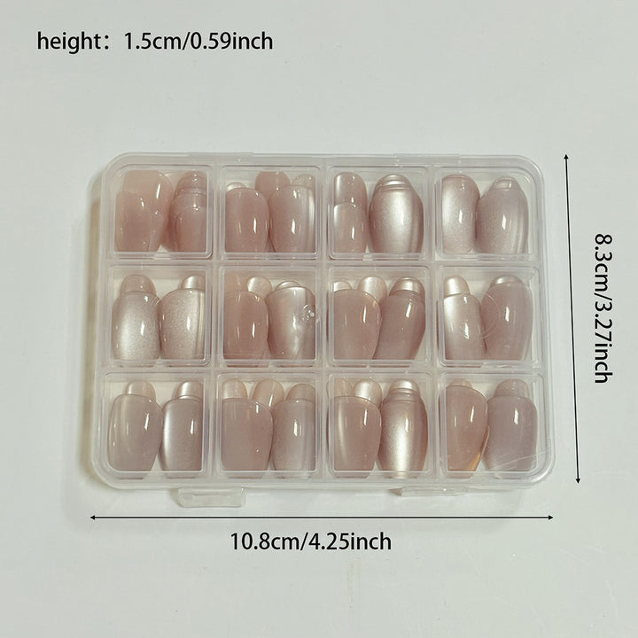 Glossy Press-On Nail Tips Collection Stornfield