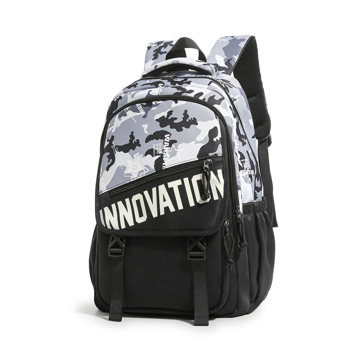 Durable Multi-Compartment Backpack with Plush Keychain Stornfield