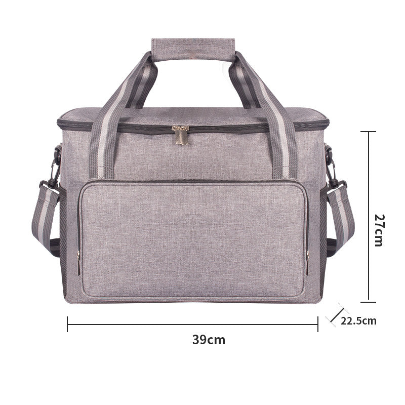 Women's cooler bag with insulated interior and practical side pockets Stornfield