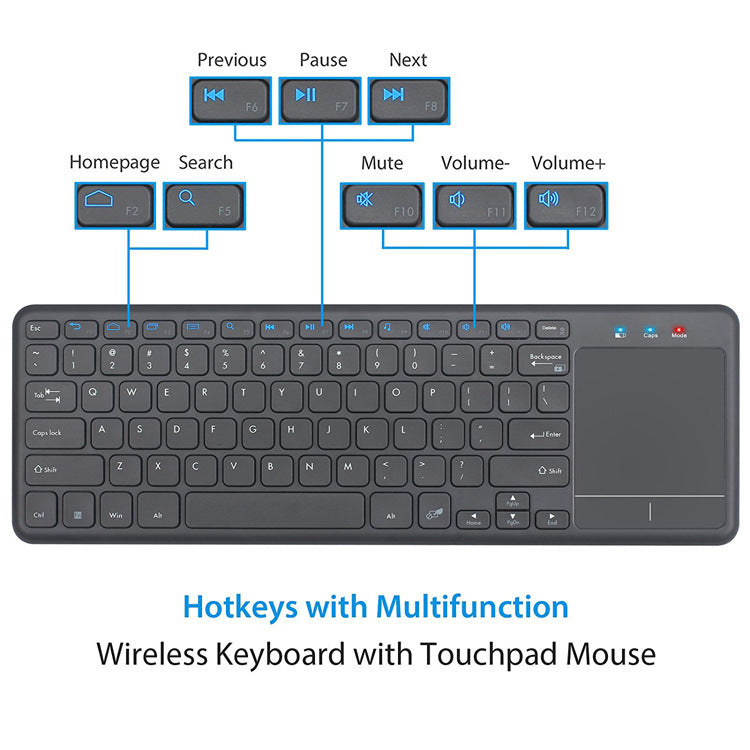 Wireless Touchpad Keyboard Stornfield