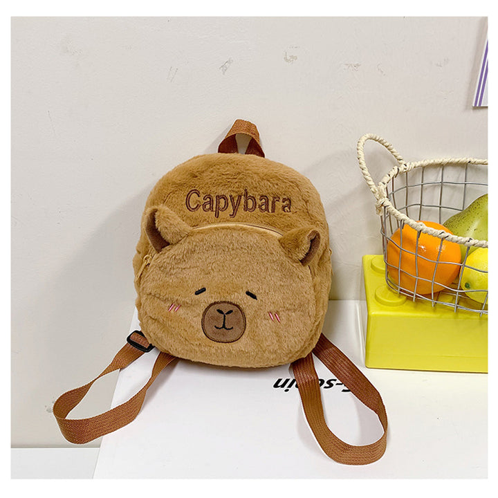 Plush Backpack in Capybara Design Stornfield 1785466535