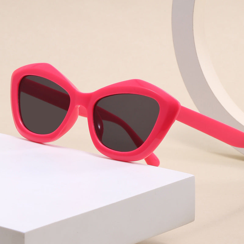 Ladies Cat-Eye Sunglasses with Stylish Leopard Pattern Stornfield
