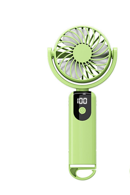 Women's Portable Handheld Fan with Digital Display Stornfield