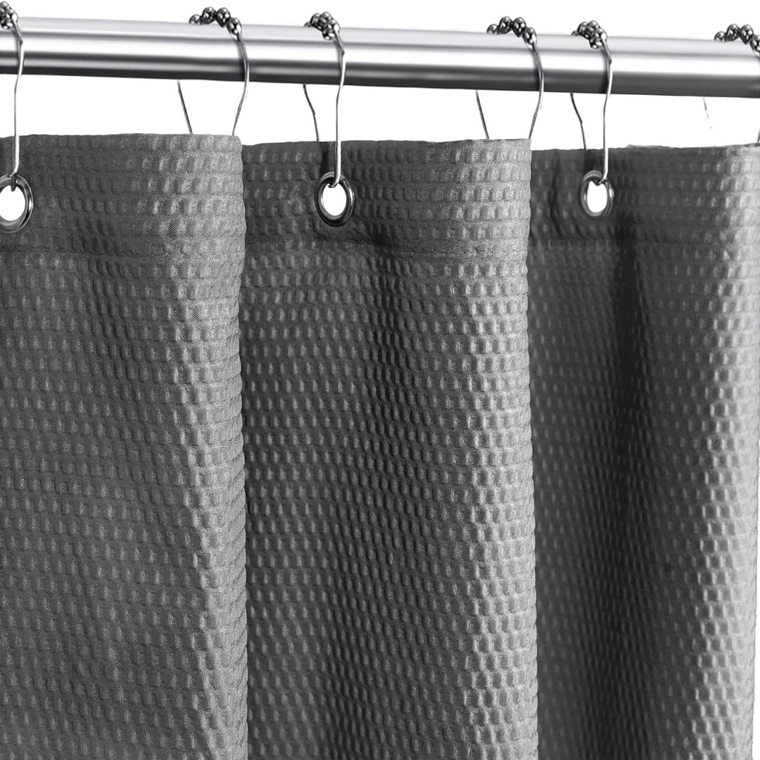 Textured Fabric Shower Curtain Stornfield