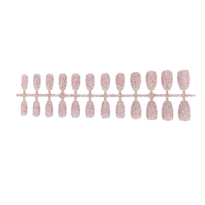 Glamorous artificial nails with sparkling glitter Stornfield