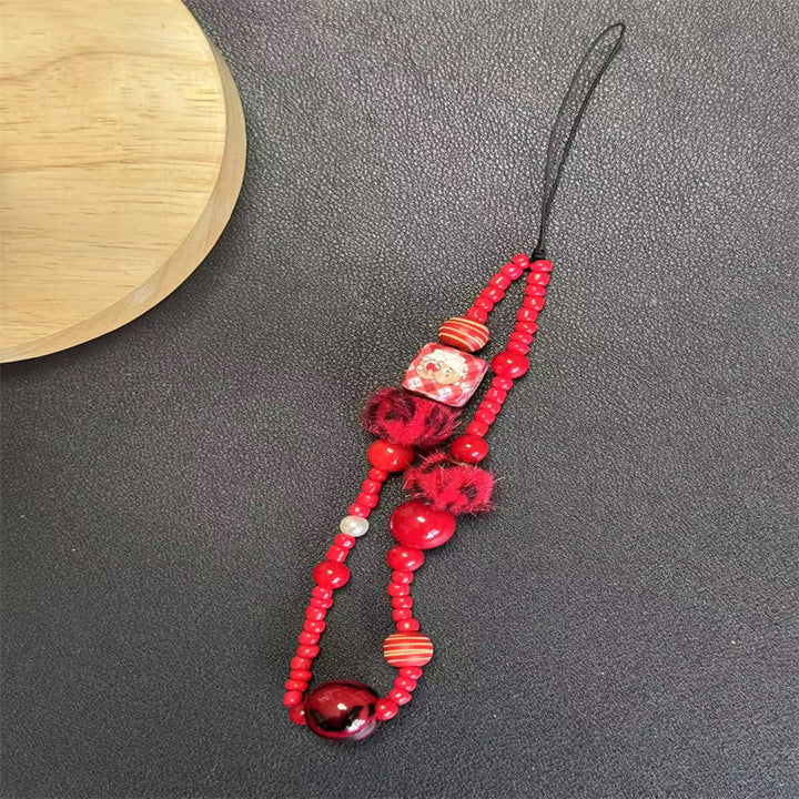 Unique Handcrafted Beaded Charm Keychain Stornfield