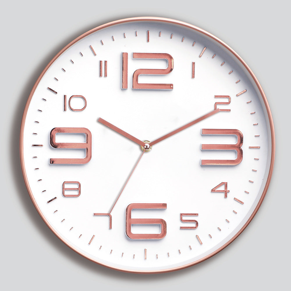 Wall clock with large dial and modern design Stornfield