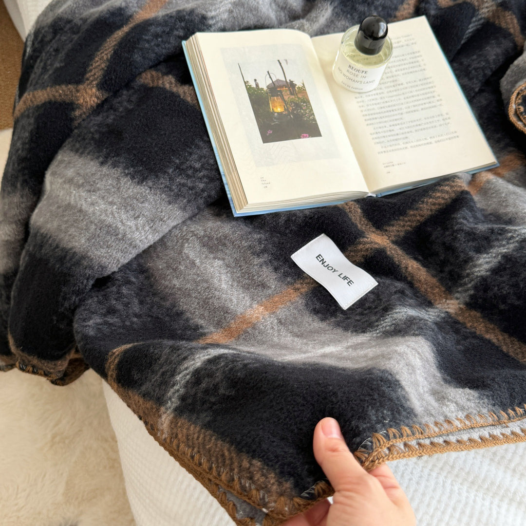 Cozy Flannel Throw Blanket