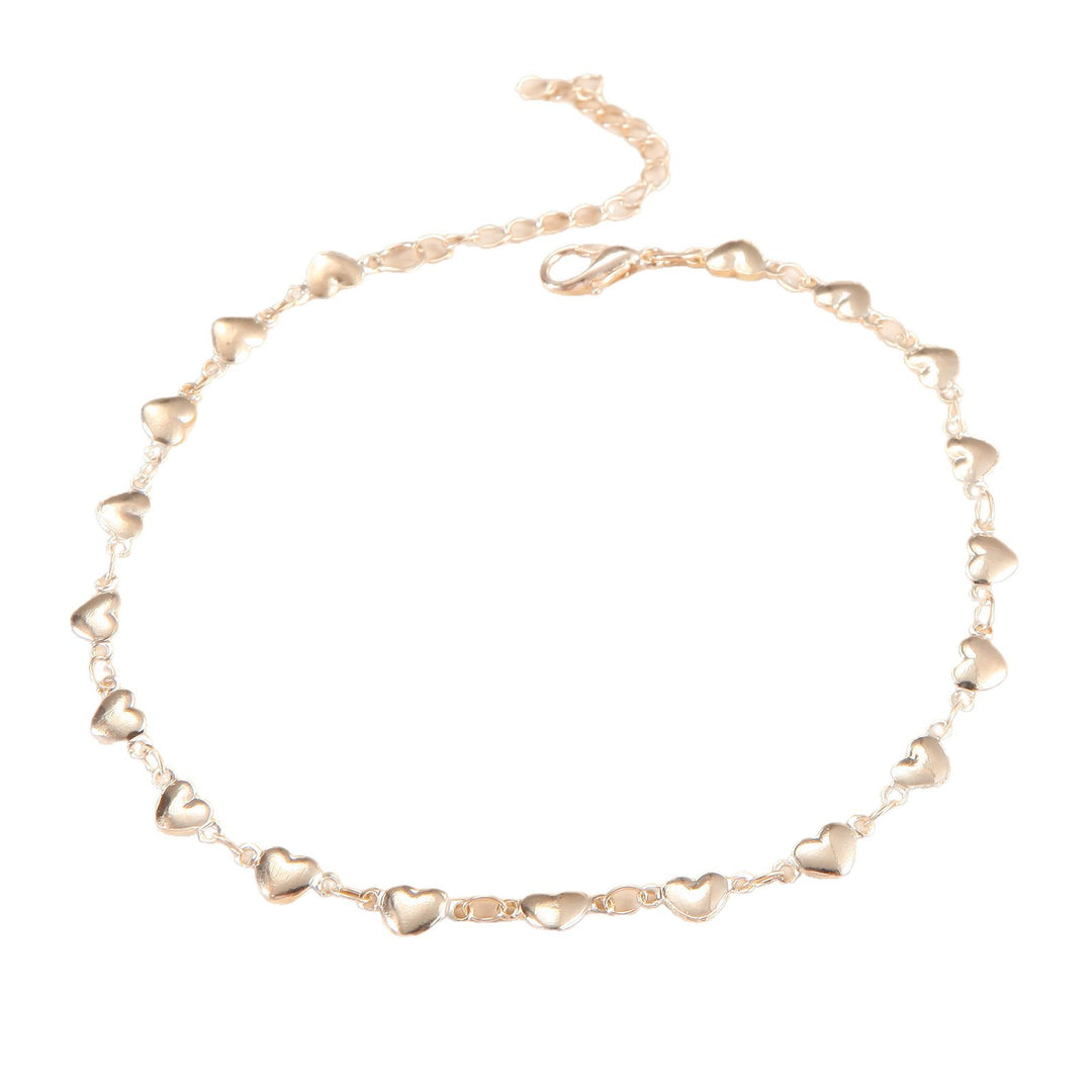 Heart-Inspired Chain Anklet Stornfield