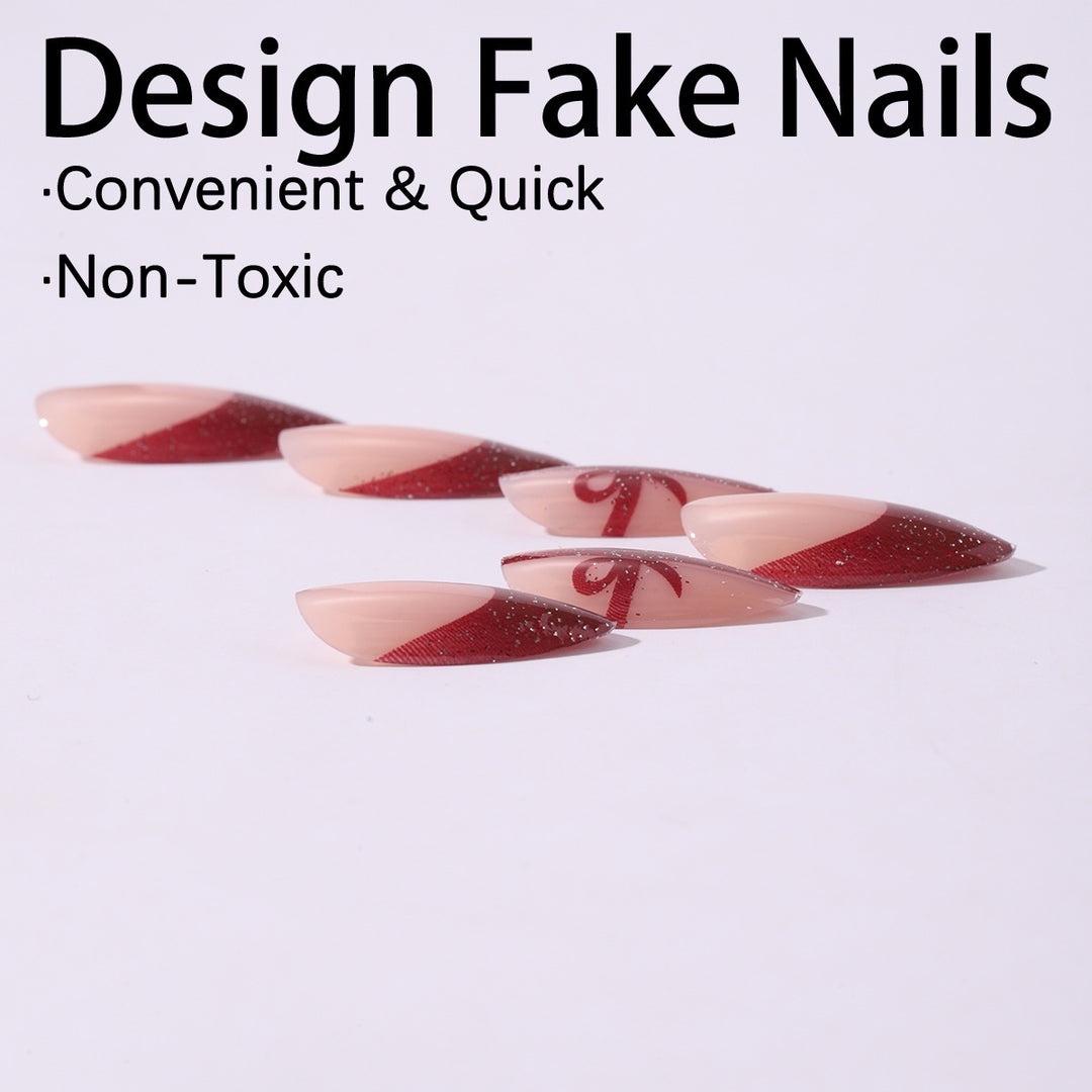 Glamorous and Glittering Artificial Nails Stornfield