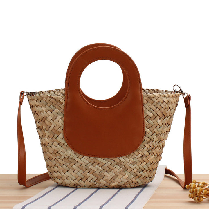 Designer Shoulder Bag in Modern Wave Pattern Stornfield