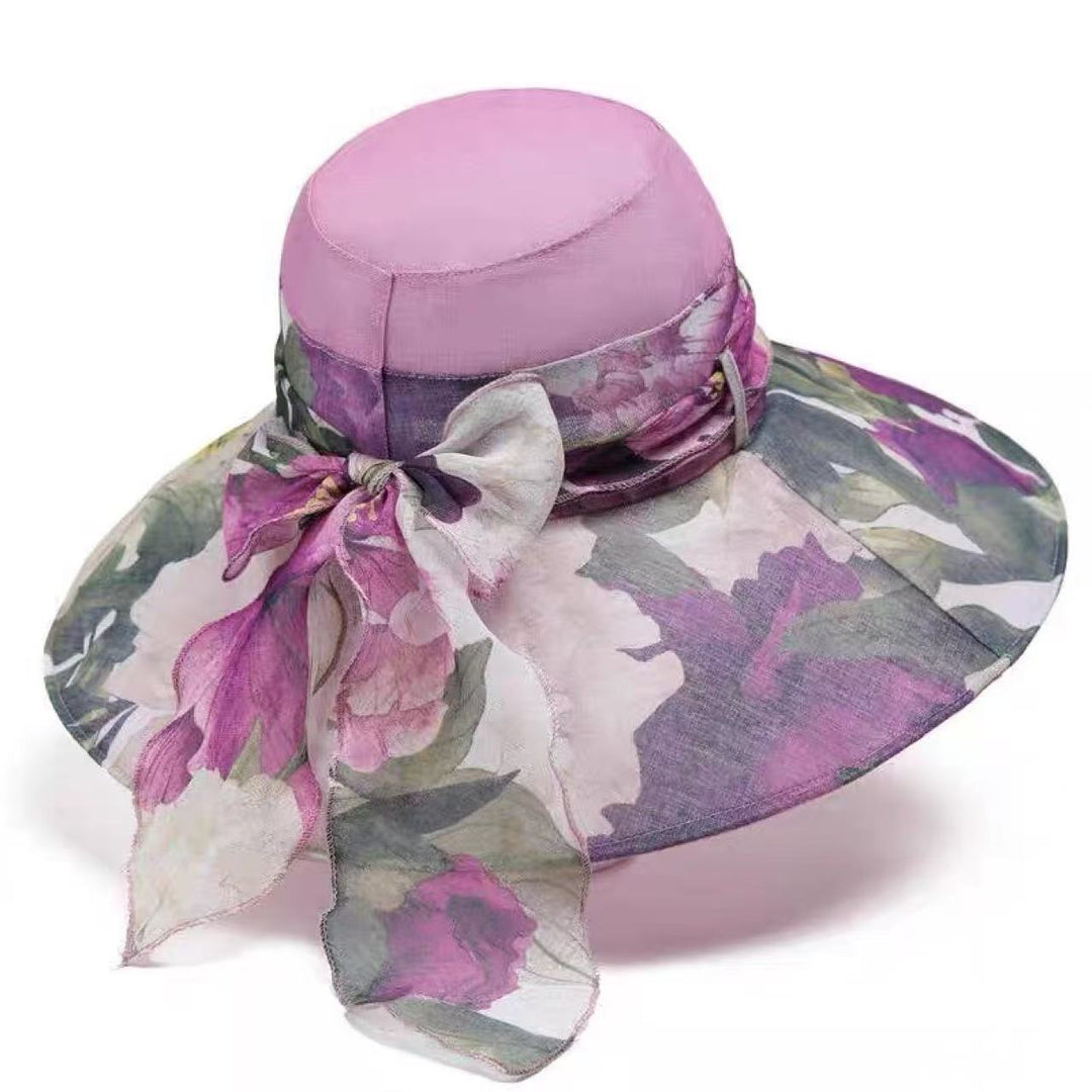 Wide Brim Floral Sun Hat Stornfield
