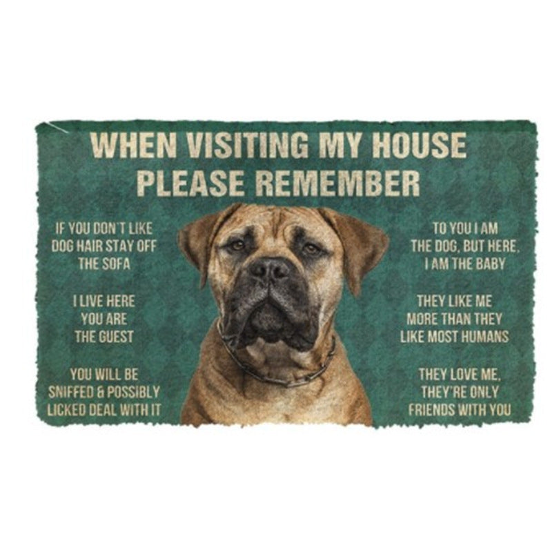 Fun Dog-Themed Door Mat Stornfield