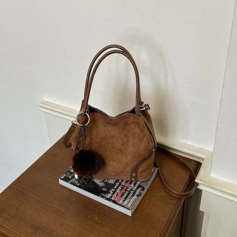 Suede Craft Handbag