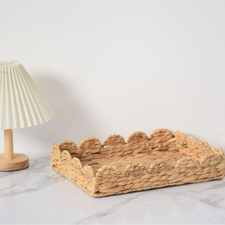 Handcrafted Woven Serving Tray Stornfield