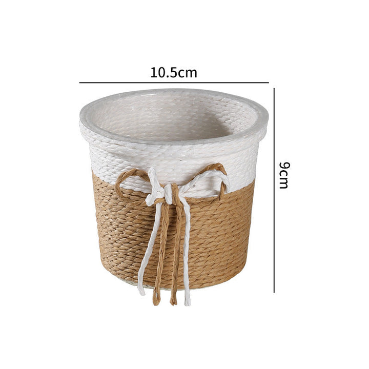 Natural Fiber Decorative Storage Container Stornfield
