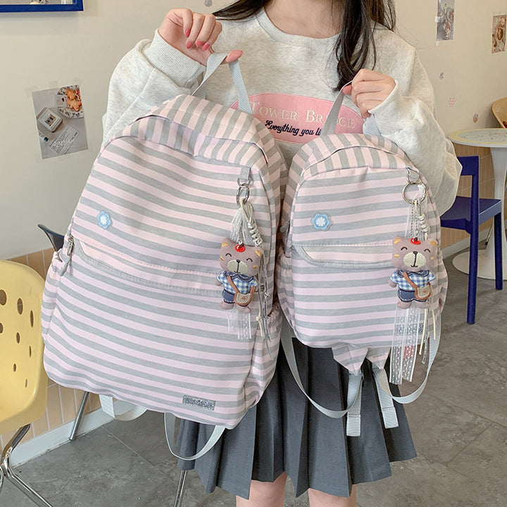 Lightweight Striped Backpack Stornfield
