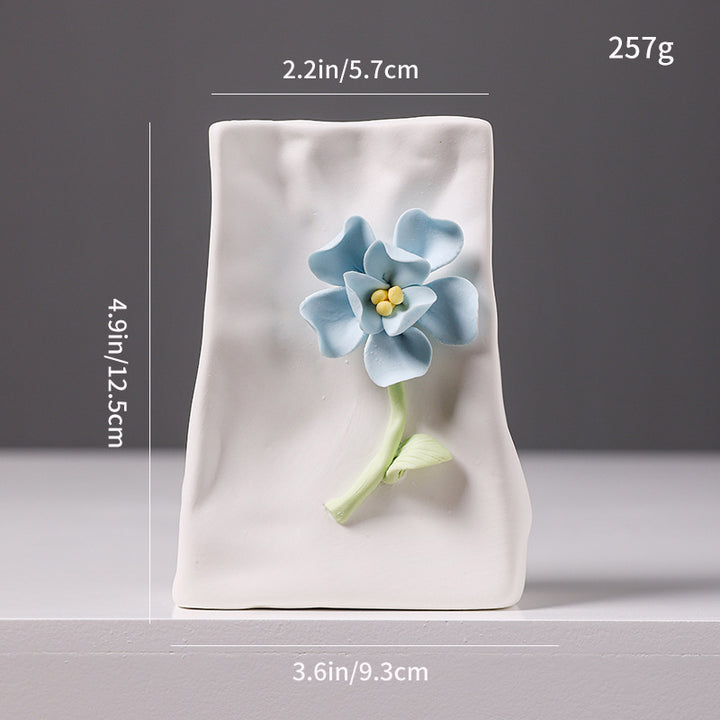 Decorative Floral Pitcher Ornament