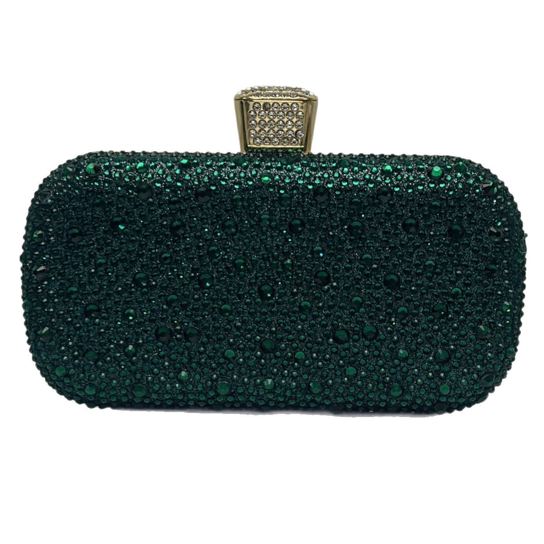 Crystal-Studded Clutch Purse