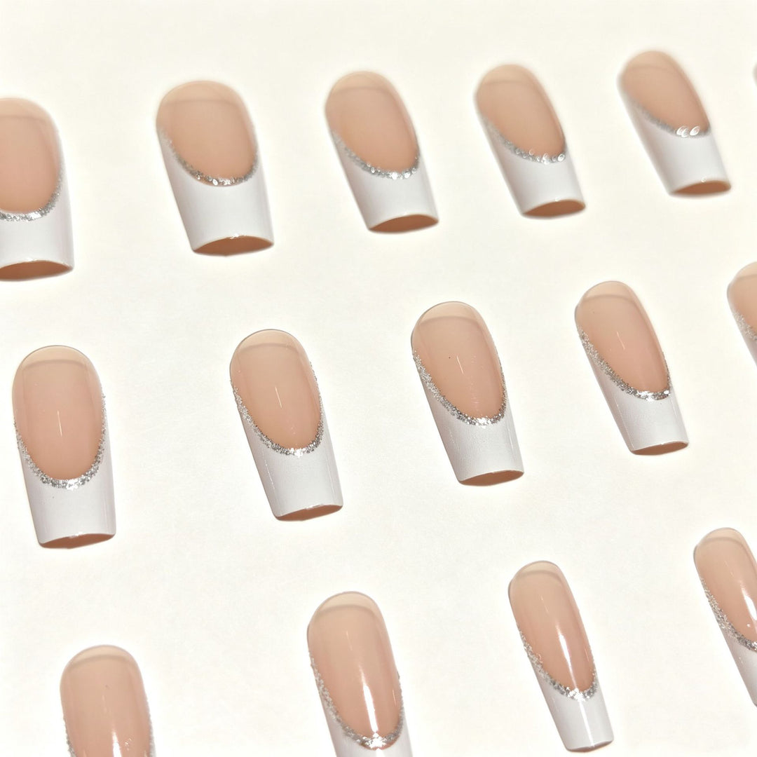 Elegant French Tip Nail Art Set Stornfield
