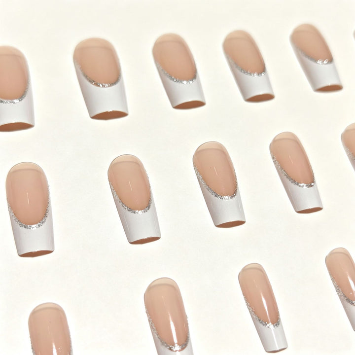 French Tip Gel Nail Art Extensions Stornfield