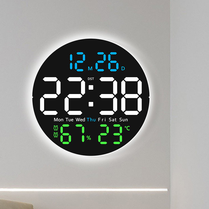 Digital LED alarm clock with hygrometer and temperature display Stornfield