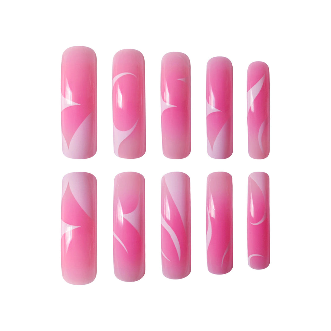 Elegant Artistry Press-On Nail Set Stornfield