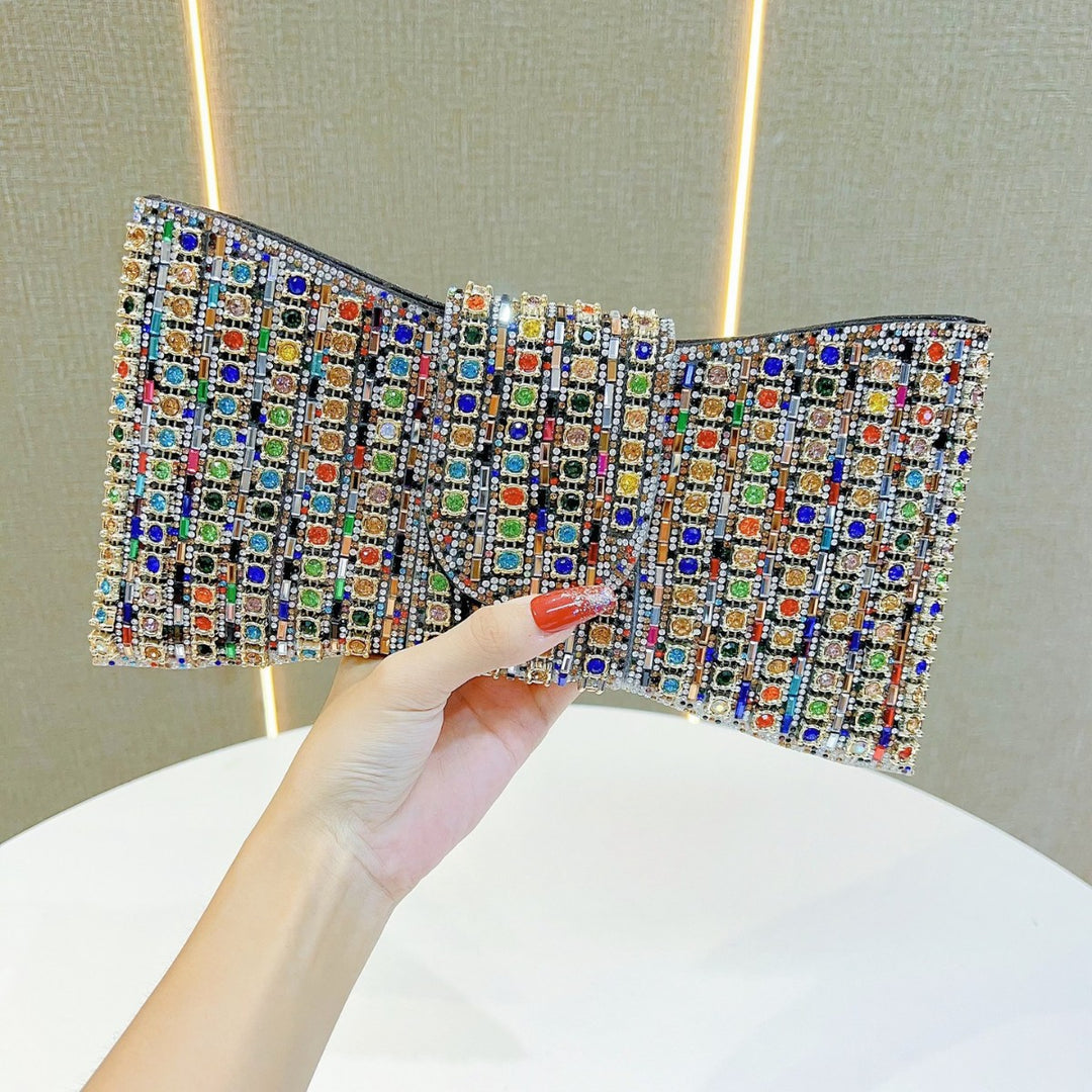 Glamorous Rhinestone-Studded Evening Clutch