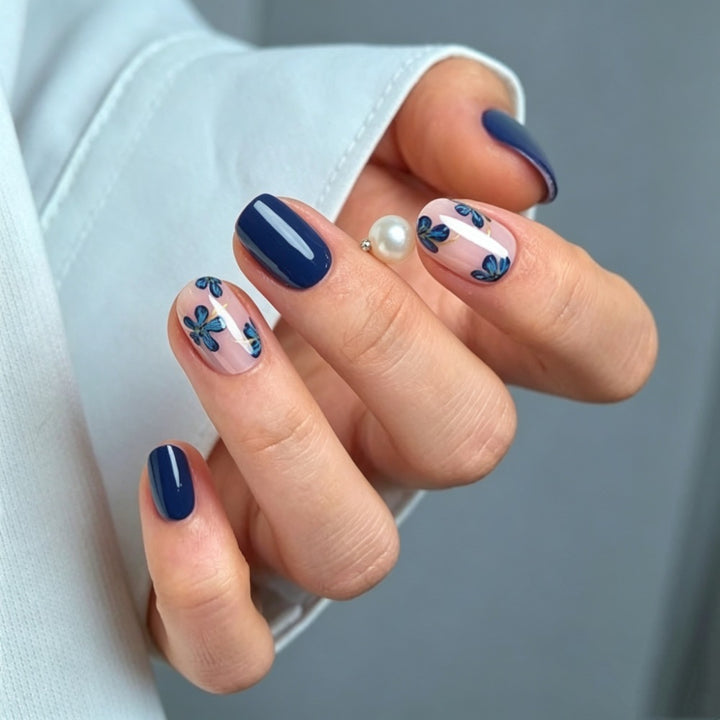 Floral Press-On Nail Set Stornfield 1787395178