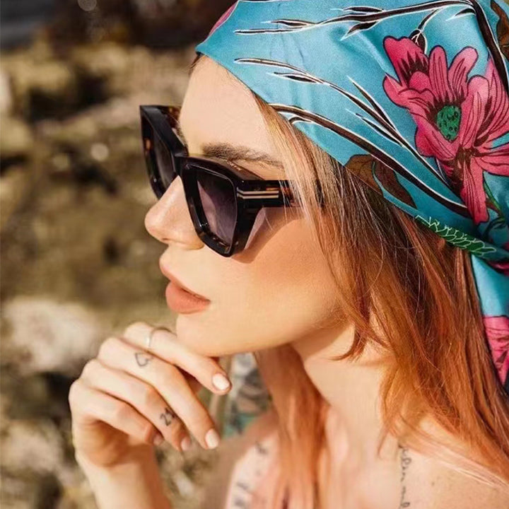 Women Modern Square Sunglasses with Exclusive Accents Stornfield