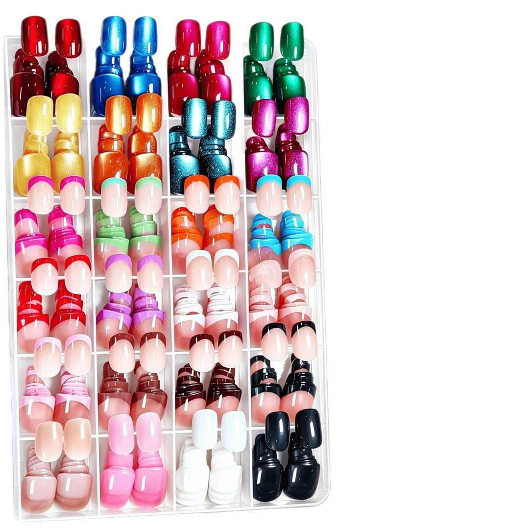 Multi-Style Press-On Nail Art Set Stornfield