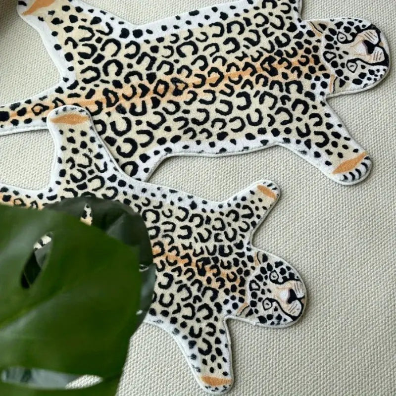 Tiger-Themed Plush Area Rug