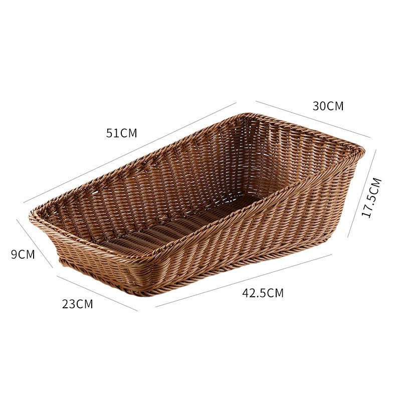 Unisex Portable Storage Box made of Woven Rattan Stornfield