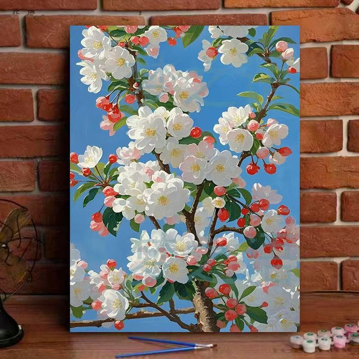 Floral Landscape Canvas Art Print Stornfield