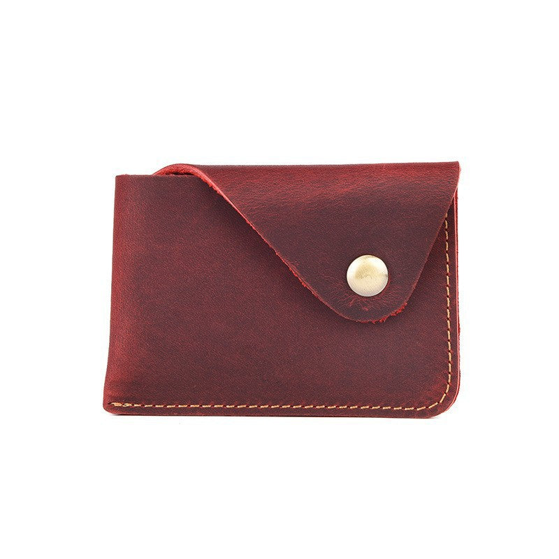 Premium Leather Buttoned Cardholder Stornfield