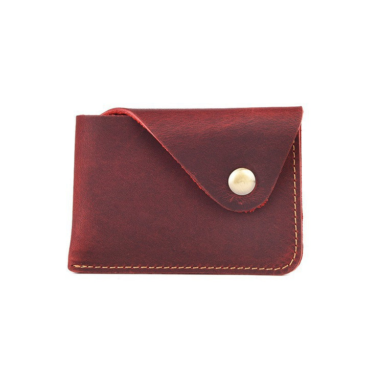 Premium Leather Buttoned Cardholder Stornfield