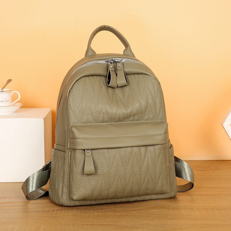 Quilted Leather Backpack Stornfield