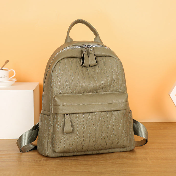 Quilted Leather Backpack Stornfield