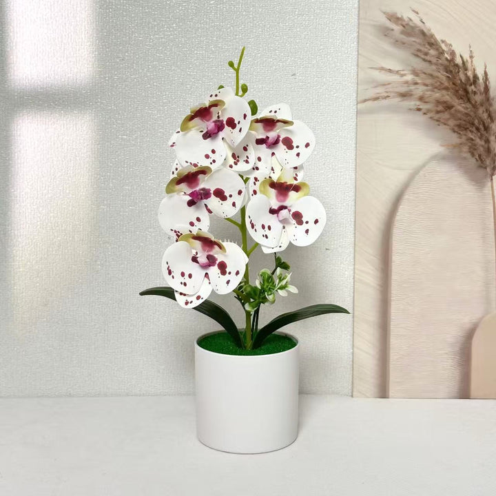 Lifelike Floral Orchid Plant for Home Decor