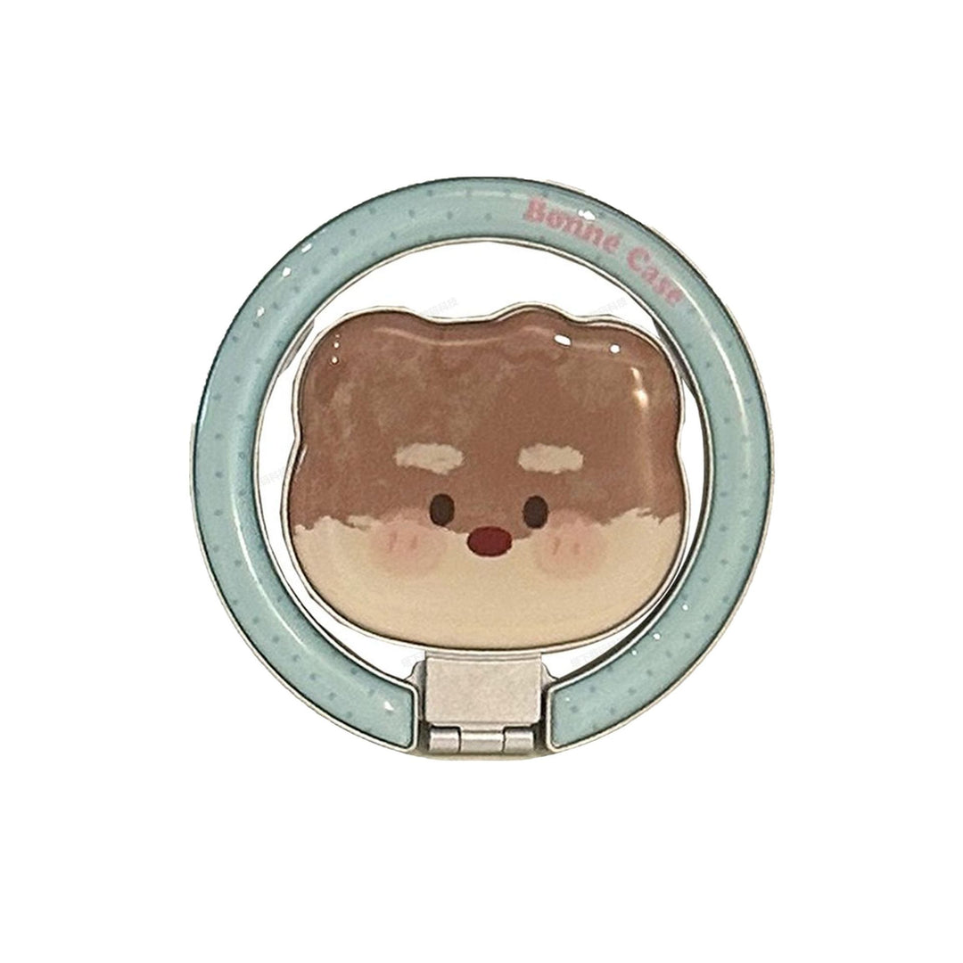 Hand mirror in heart-shaped design with cute bear motif Stornfield