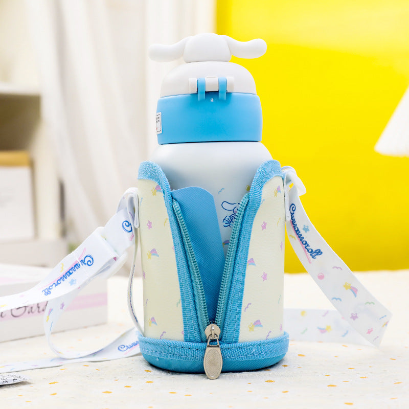 Women’s insulated drinking bottle with practical carrying strap and cute design Stornfield