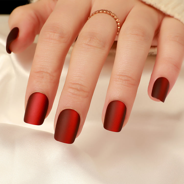 Matte Finish Press-On Nail Set Stornfield
