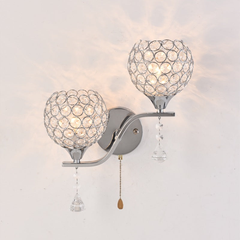 Crystal Accent Wall Sconce