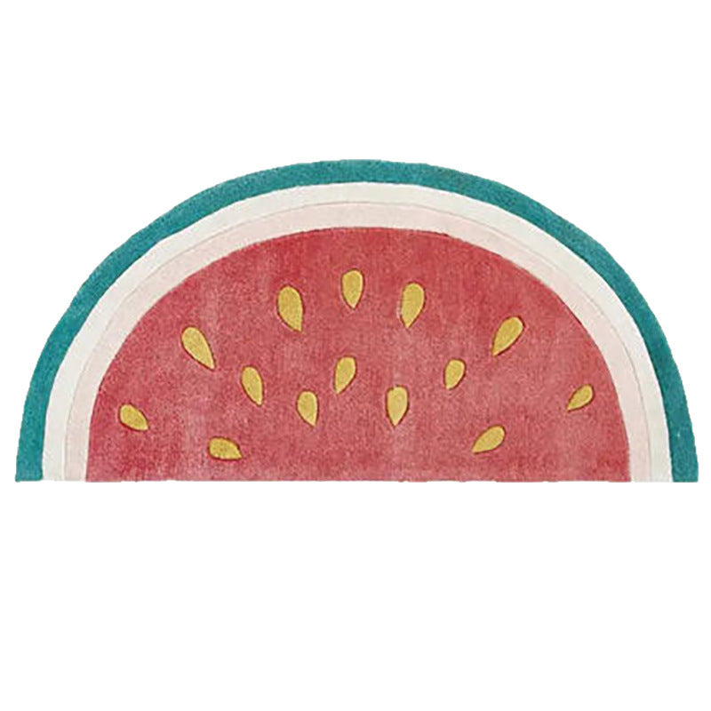 Watermelon Slice Decorative Area Rug Stornfield