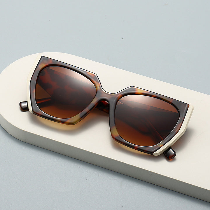 Women Oversized Sunglasses with Distinct Angular Design Stornfield