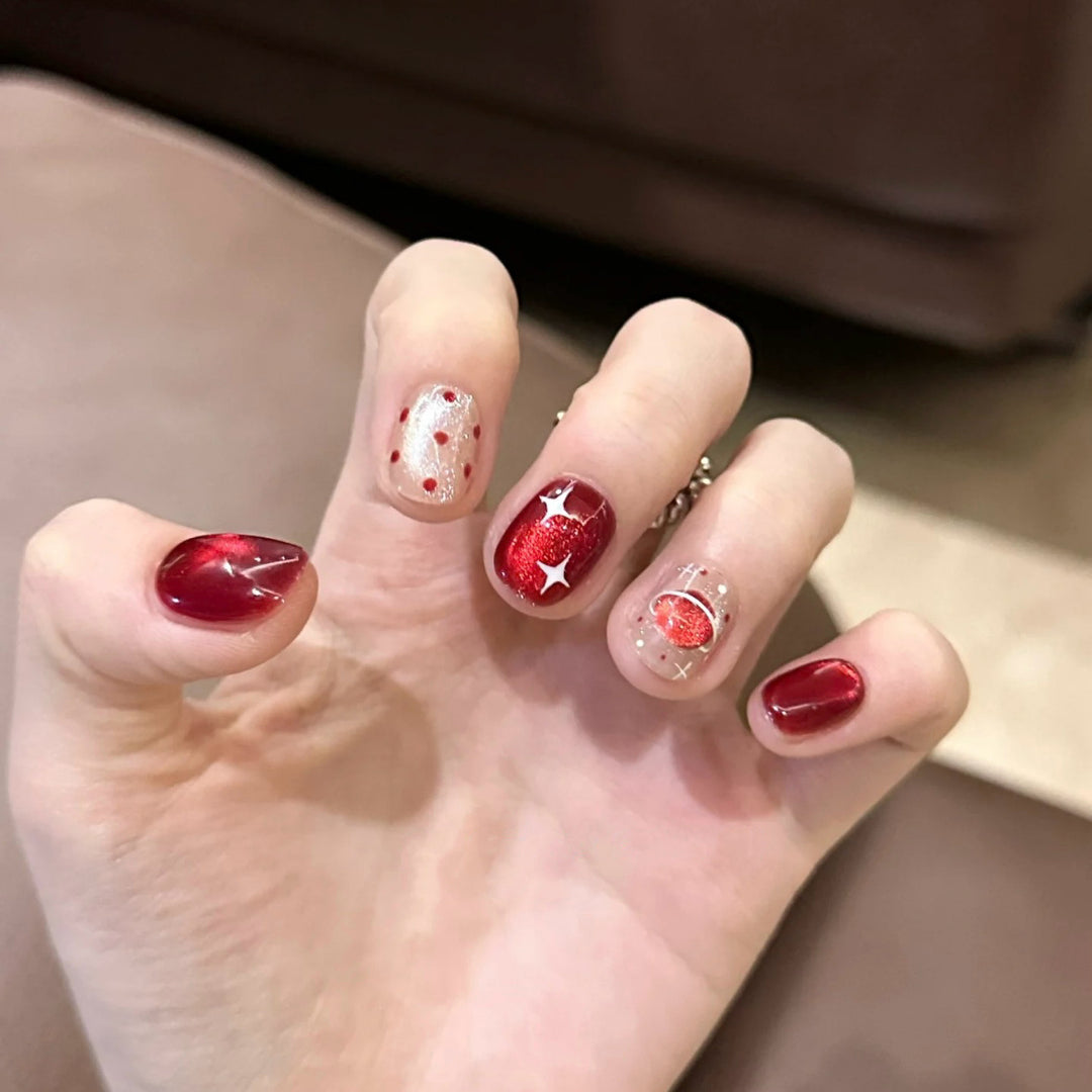 Artistic Press-On Nail Art Set 1790745541