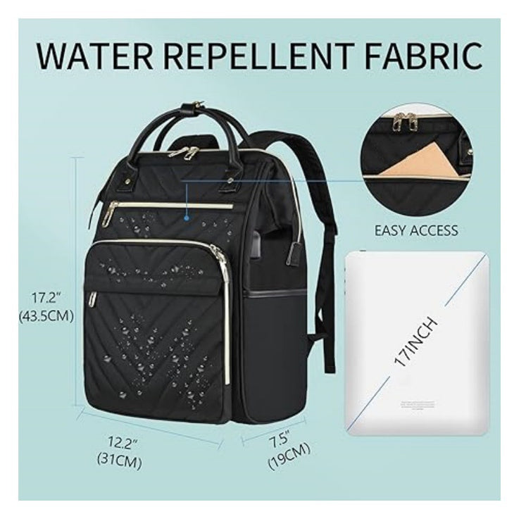 Ergonomic backpack with multiple compartments and luxurious details Stornfield